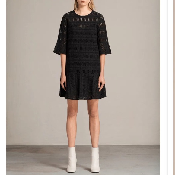 All Saints Dresses & Skirts - NWT AllSaints Dakota Ruffle Dress